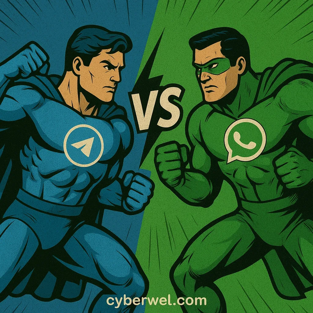 Telegram vs WhatsApp – Privacy Superhero Showdown (2025)